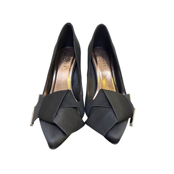 Ted Baker London Black Heels With Bow Detail Size 9 - Picture 2 of 8